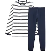 Petit Bateau Yöpuku laivastonsininen / valkoinen