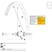 Mavic Ksyrium Hooked Disc Maantiepyörän Vanne