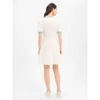 Armani Exchange for woman. XW001739AF13401U6136 Brown Fitted Dress (XS), Casual, Polyester, Short sleeve