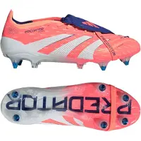 Adidas Predator Elite Fold-over Tongue Sg Coral Blaze - Oranssi/valkoinen/beam Oranssi - Pehmeä Nurmi (Sg), koko 42