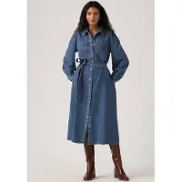 Levi's Journey Ls Maxi Dress Celestia - Blue - XS