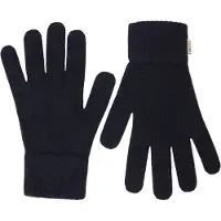 GOBI Cashmere Sormikkaat 'Essential Knit Cashmere Gloves' musta