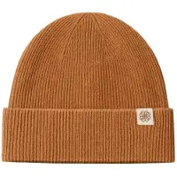 GOBI Cashmere Pipo 'Unisex Cashmere Rib Knit Beanie' ruskea
