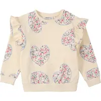 Name it Nmfkiwile Ls Nreg Sweat Unb - Cream - 98