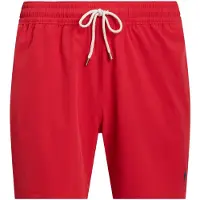 Ralph Lauren 5.75-Inch Traveler Classic Swim Trunk - Red - XS