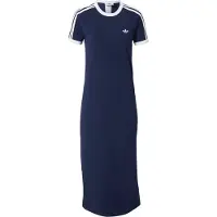 Adidas Originals 3 Stripes Slim Lyhythihainen Midi-mekko