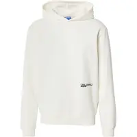 Karl lagerfeld JEANS Collegepaita 'Karlism' musta / valkoinen