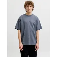 Jack & Jones Paita 'JJEBARRON STUDIO' harmaa / tummanharmaa / valkoinen
