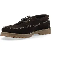 Bianco Biagreg Boat Shoe Stitched Moc Suede - Brown - 42