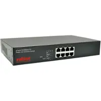 Roline Fast Ethernet PoE Switch, 8 ports (8x PoE), input 19