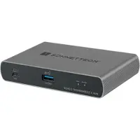 Sonnet Technologies Echo 5 Thunderbolt 4 Dock USB hub - 4 porttia - Musta