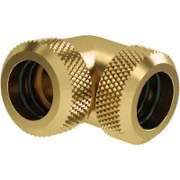 BARROW Multi-Link Adapter, 90°, 12mm -> 12mm kova putki, kulta