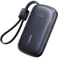 Baseus EnerFill FC21 Qpow 3 Ultra 20000mAh 22.5W Powerbank with Display and Cable Included - Black - 20000 mAh