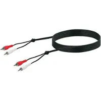 Schwaiger CIK5125 audio cable 10 m 2 x RCA Black (CIK5125533)