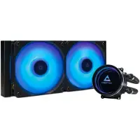 Chieftec Kit vesijäähdytys AIO - - CLC-240-RGB - 240mm - RGB - Musta