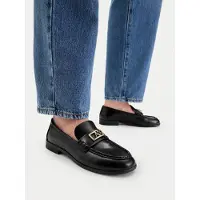 Armani Exchange for woman. XW002579AF17474UC001 Moccasins Elegant black (38), Flat, 1 to 3 cm, None, Casual, Party, Classic