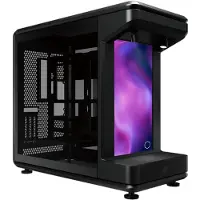 Cooler Master MASTERFRAME 360 STAGE MIRROR, Full Tower, PC, Musta, Läpinäkyvä, Mini-ITX, mikro ATX, ATX, BTF, SGCC, Karkaistu lasi, Pelaaminen (MF360-KHNN-S01)