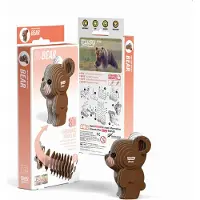 Fat Brain Toys Kolmiulotteinen koottava pahvihahmo Karhu