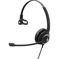 Epos IMPACT SC 238, Langallinen, Toimisto/puhelukeskus, 50 - 12000 Hz, 58 g, Kuulokkeet, musta, Hopea (1000657)