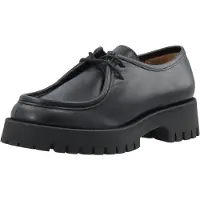 Bianco Bialeo Moc Toe Shoe Smooth Leather - Black - 37