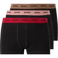 Diesel Bokserishortsit 'Damien' beige / roosa / punainen / musta