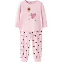 Name it Nmfnightset Cutie Heart Noos - Pink - 86-92