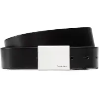 Calvin Klein Leather Plaque Vyö