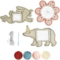 Micki Vävramar 3 Figurer - Cream - ONE SIZE