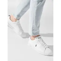 Ralph Lauren Ftw Heritage Court Ii Leather Sneaker - White - 40