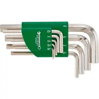 Stahlwille Kuusiokoloavain 10760a/9; 9 kpl.