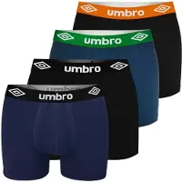 Umbro Bokserit miesten moniväriset puuvillaiset 4 kpl