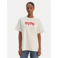 HUGO for woman. 50561164 Vintage beige T-shirt (XS), Casual, Cotton, Short sleeve