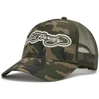Ed Hardy Patch Trucker Cap, vihreä