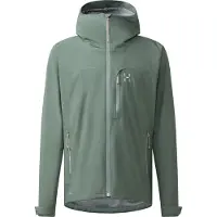 Haglöfs Men's Ozka Proof Jacket Chlorophyll Green Kuoritakit S