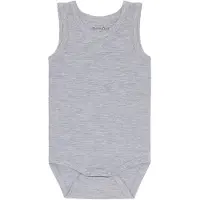 Minymo Body W/O Sleeves - Grey - 80