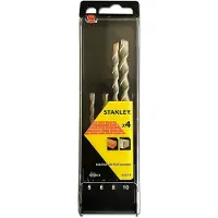 Stanley Vasaraporanterät SDS-plus STA56012-QZ; 5, 6, 8, 10 mm; 4 kpl.