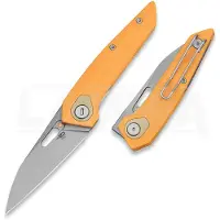 Bestech VK-Void - Beadblast - G10 kääntöveitsi, keltainen