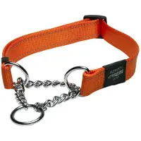Rogz Collier - TOM - 50-70 cm - Nailon - Oranssi - Mukava suurille koirille