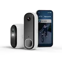 Arlo Essential 3 - Essential Outdoor & Doorbell Security Kit - network surveillance camera - with Video Doorbell HD