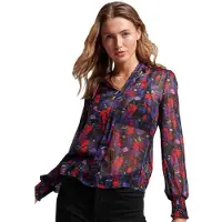 Superdry Studios Chiffon Pitkähihainen Pusero