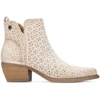 Refresh for woman. 17504104-HIELO Ankle boots 175041 white (37), Brown, 3 to 5 cm, Zip, Casual