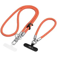 Tech-Protect C10S 2-in-1 -köysikassi ja rannekoru - Oranssi / titaani