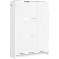 SoBuy Kenkäteline FSR220-W Valkoinen