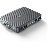 ORICO PHCD -kotelo tallennusvälineille: 2,5" SSD/HDD, M.2 SSD, SD/MicroSD/CF – musta