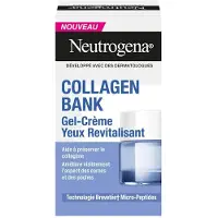 Neutrogena Collagen Bank geelimäinen silmänympärysvoide turvotuksen ja tummien silmänalusten ehkäisyyn 15 g
