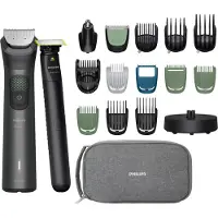 Philips All-in-One-trimmeri 9000 Series MG9556/15 19-i-1-trimmeri, Sort, 9 mm, 1,2 cm, Universel, Paristo, 120 min.