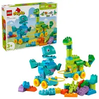 LEGO 3-I-1-Dinosaurer På Hjul 10451 - Multi/patterned - ONE SIZE