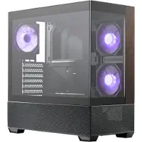 Cooler Master Elite 690 Wood, Midi Tower, PC, Musta, ATX, ITX, mikro ATX, Terästä, Karkaistu lasi, Puu, Pelaaminen (E690-KHNN-S00)