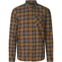 Seeland Glen Flannel shirt Men Dark Brown/Camel Check M