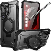 Supcase Samsung Galaxy S26 Ultra Unicorn Beetle Grip Mag MagSafe Kotelo - Musta